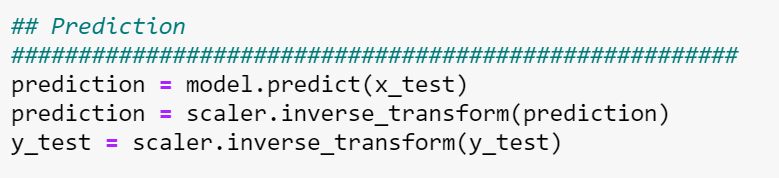 Predict values
